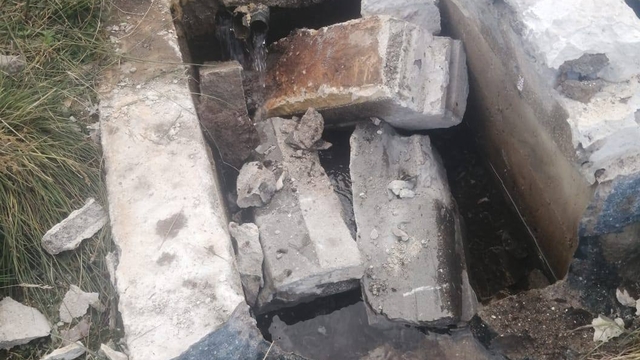 İlçenin içme suyu hattına bir haftada ikinci saldırı