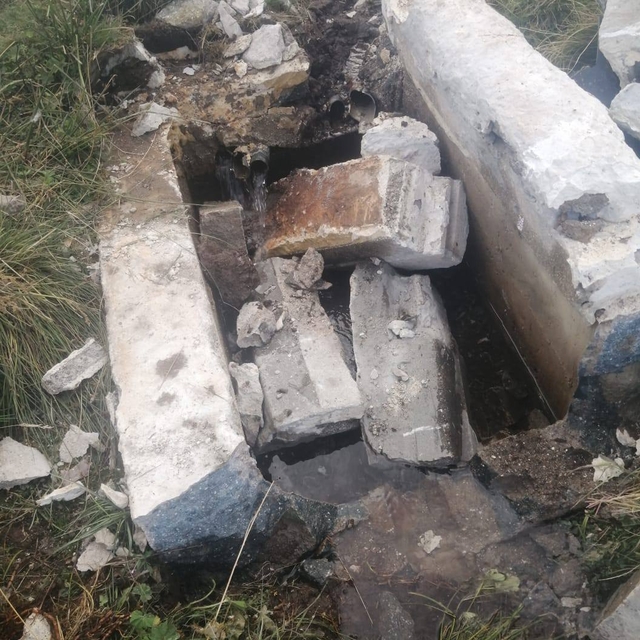 İlçenin içme suyu hattına bir haftada ikinci saldırı