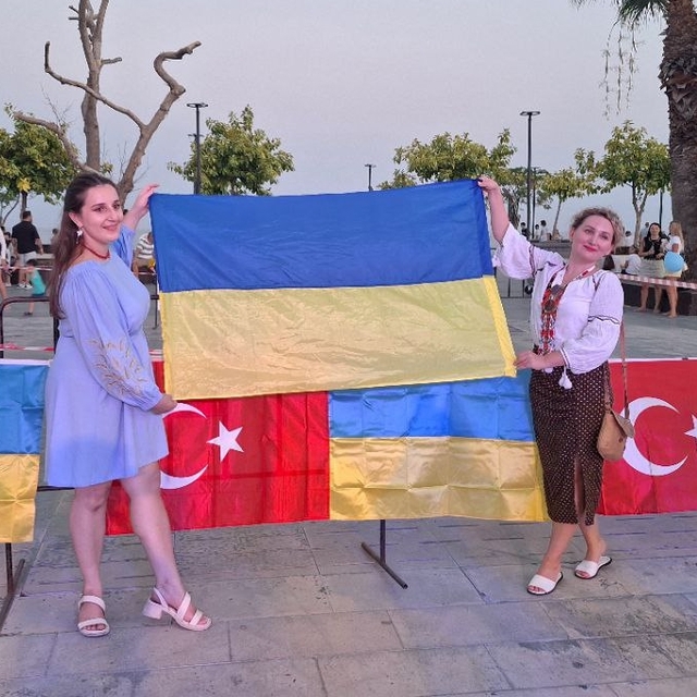 Antalya'da, Ukrayna'nın Bağımsızlık Günü kutlandı