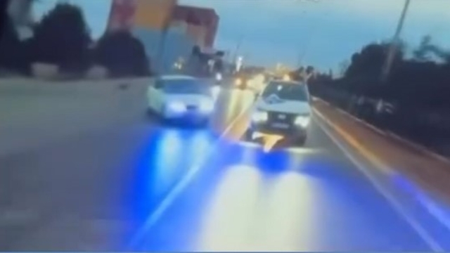 Samsun'da düğün konvoyundaki kaza kamerada; gelin ve arkadaşı yaralandı