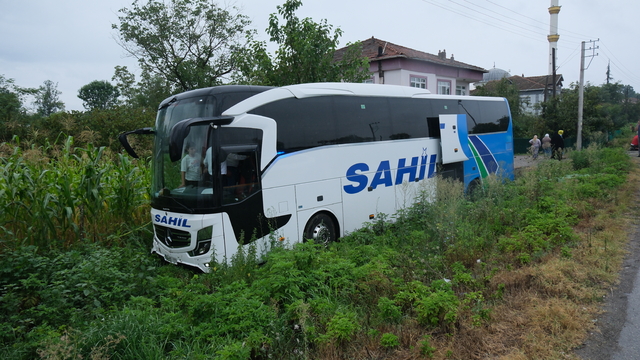 Samsun'da yolcu otobüsünün çarptığı 1 kişi öldü, 1 kişi yaralandı