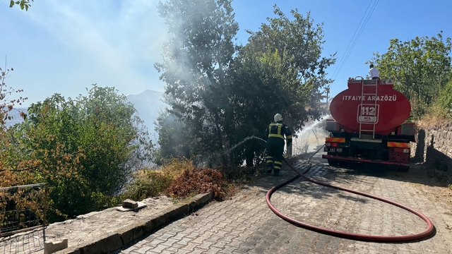 Bartın'da ağaçlık alanda çıkan yangın söndürüldü