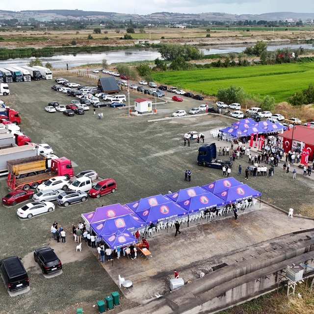 Bafra'da "Modern Kamyon ve Tır Garajı" hizmete açıldı