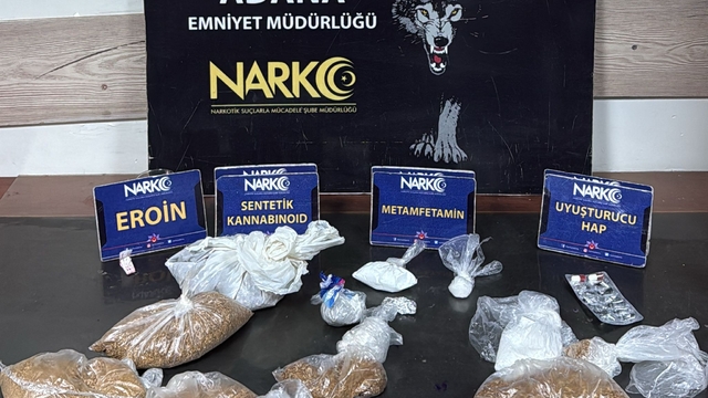 Adana'da uyuşturucu operasyonunda 5 zanlı tutuklandı