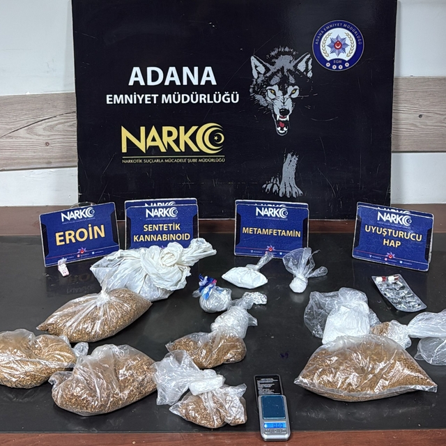 Adana'da uyuşturucu operasyonunda 5 zanlı tutuklandı
