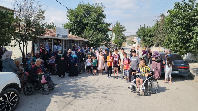 Suluova'da mahalleliden "kömür tozu" tepkisi