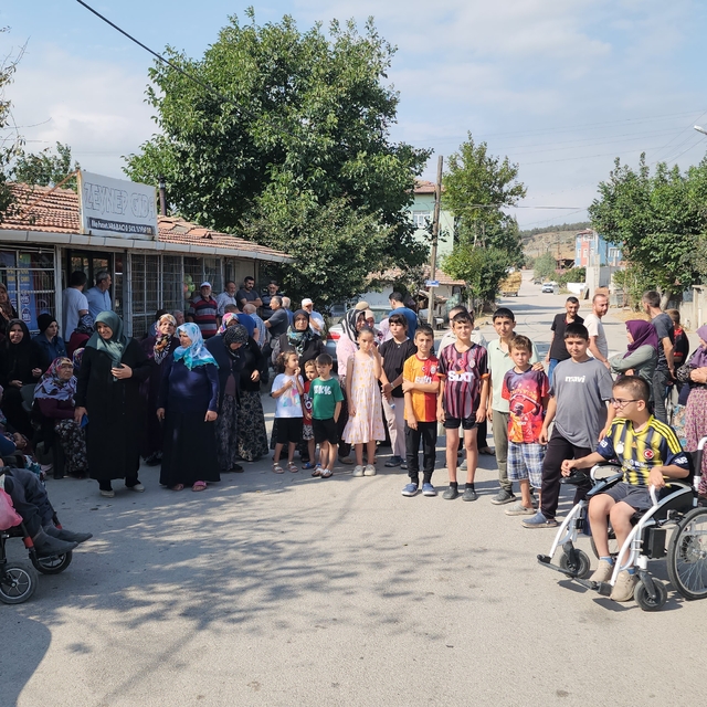 Suluova'da mahalleliden "kömür tozu" tepkisi
