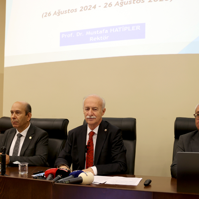 TÜ Rektörü Prof. Dr. Hatipler görevdeki bir yılını değerlendirdi