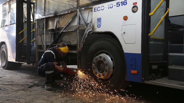 Başkentte yeni eğitim öğretim yılı öncesi toplu ulaşım araçlarının bakımları sürüyor