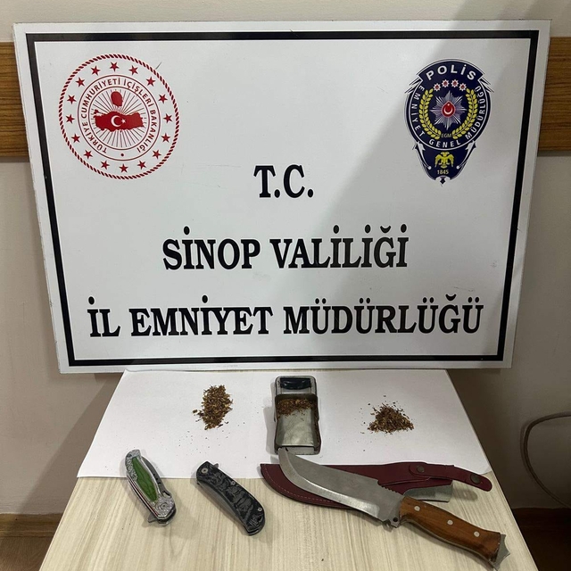 Sinop'ta uyuşturucu operasyonunda 3 zanlı yakalandı