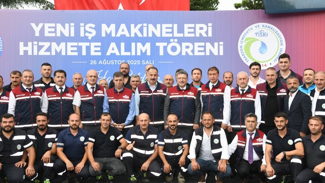 TİSKİ'nin araç filosuna 19 iş makinesi eklendi