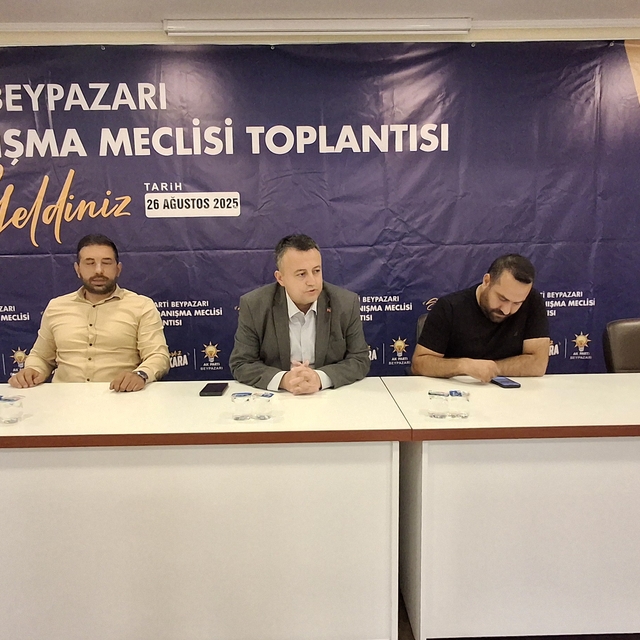 Beypazarı'nda AK Parti İlçe Danışma Meclisi Toplantısı düzenlendi