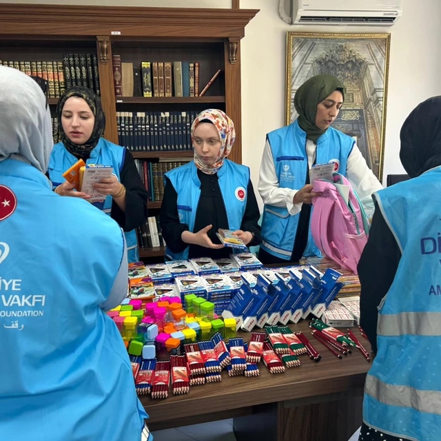 TDV Amasya Şubesi Kadın Kollarından eğitime destek