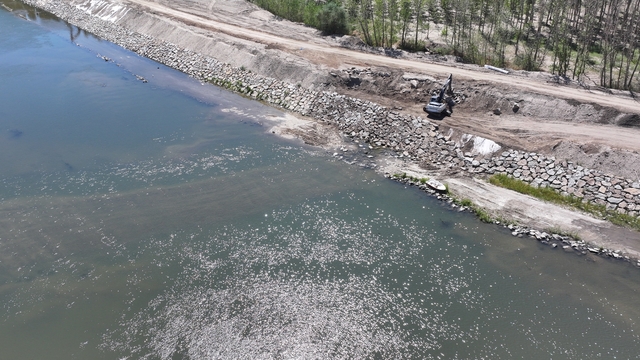 Meriç Nehri kıyısındaki setler güçlendiriliyor