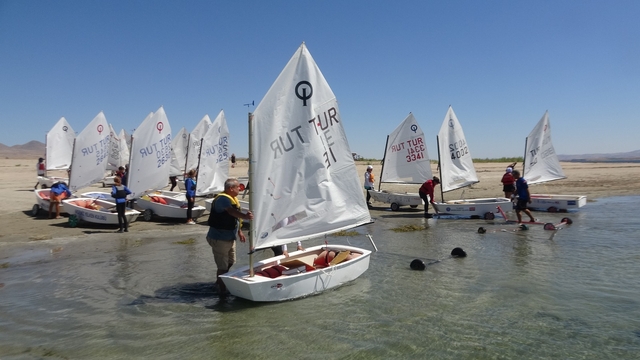Optimist Yelken Yarışları'nın 2'nci ayağı, Kırşehir'de başladı