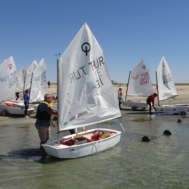 Optimist Yelken Yarışları'nın 2'nci ayağı, Kırşehir'de başladı