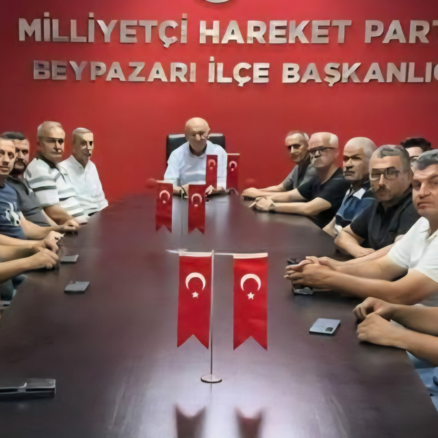 Beypazarı'nda MHP İlçe Olağan Yönetim Kurulu Toplantısı yapıldı