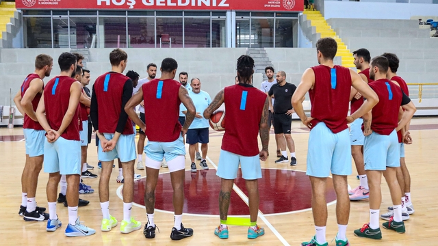 Trabzonspor basketbol takımı sezon hazırlıklarını sürdürdü