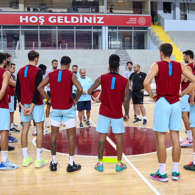 Trabzonspor basketbol takımı sezon hazırlıklarını sürdürdü