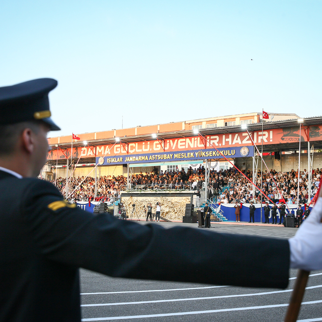 Bursa'da jandarma astsubay öğrencileri için mezuniyet töreni düzenlendi
