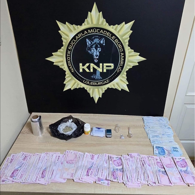 Kırklareli'nde uyuşturucu operasyonunda 2 şüpheliden 1'i tutuklandı