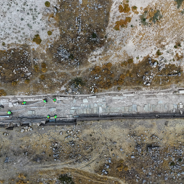 Blaundos Antik Kenti'nde Roma'nın şehirleşme altyapısı ortaya çıkarıldı