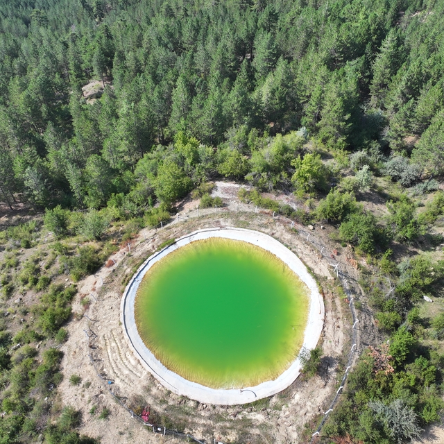 Isparta'da yangın söndürme havuzları bakımdan geçirildi