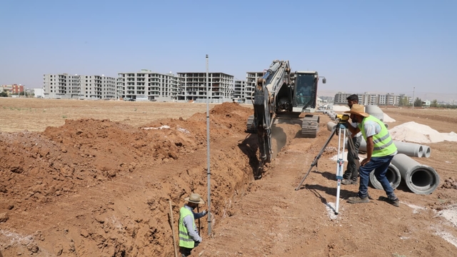 Mardin'de altyapı çalışmaları sürüyor