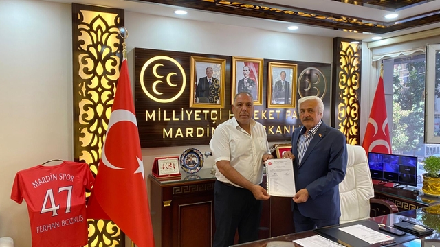 MHP Savur İlçe Başkanlığına Osman Suat Akgül getirildi