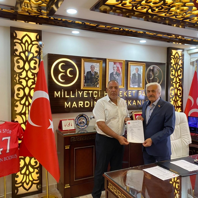 MHP Savur İlçe Başkanlığına Osman Suat Akgül getirildi