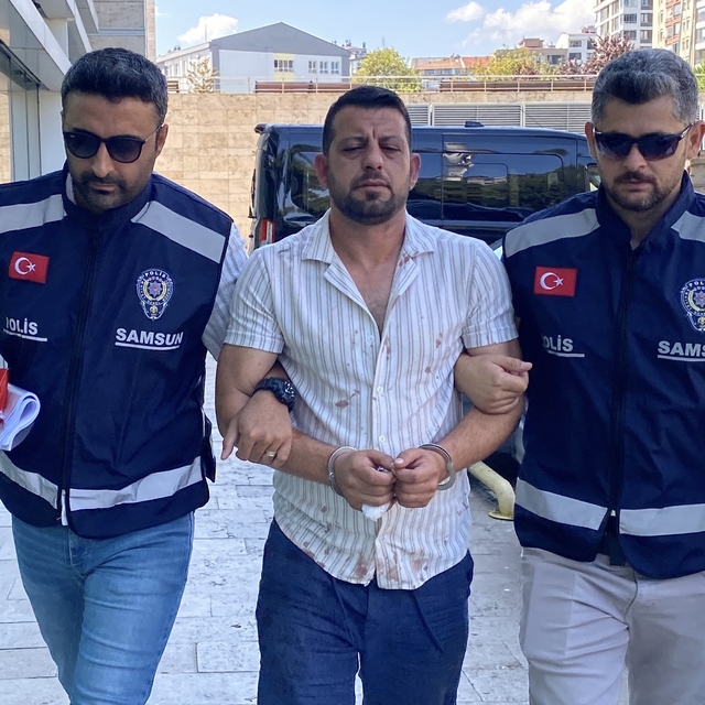 Samsun'da birbirlerini yaralayan kadın ile erkek arkadaşı gözaltına alındı