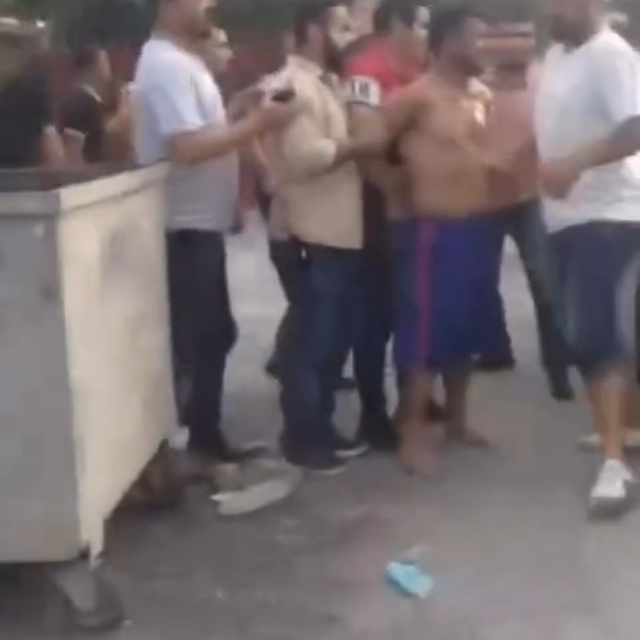 Polise taşla saldıran hükümlünün 9 yakını tutuklandı