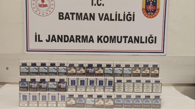Batman'da gümrük kaçağı 3 bin 88 paket sigara ele geçirildi