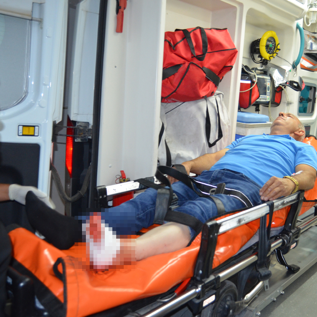 Kayınpederini pompalı tüfekle ayağından vurdu