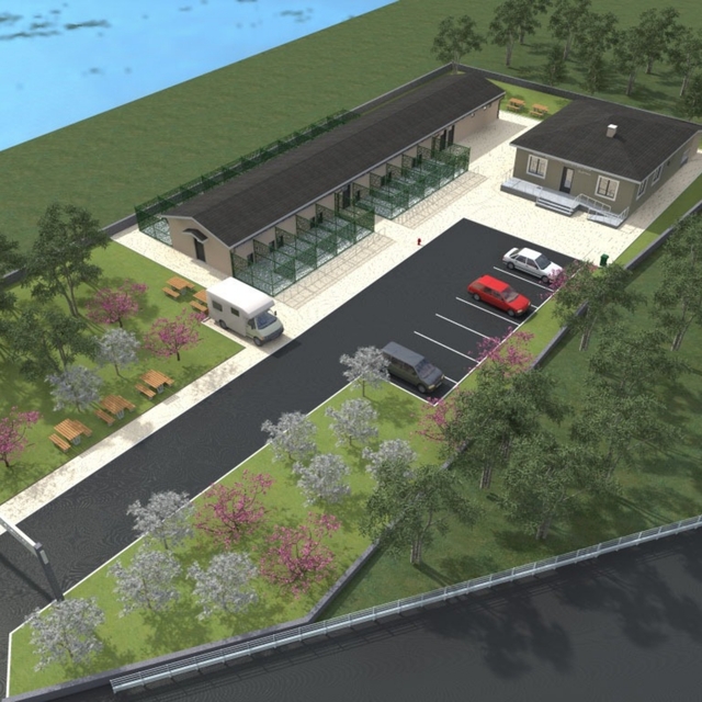 Espiye'de geçici hayvan bakımevi yapımına başlandı