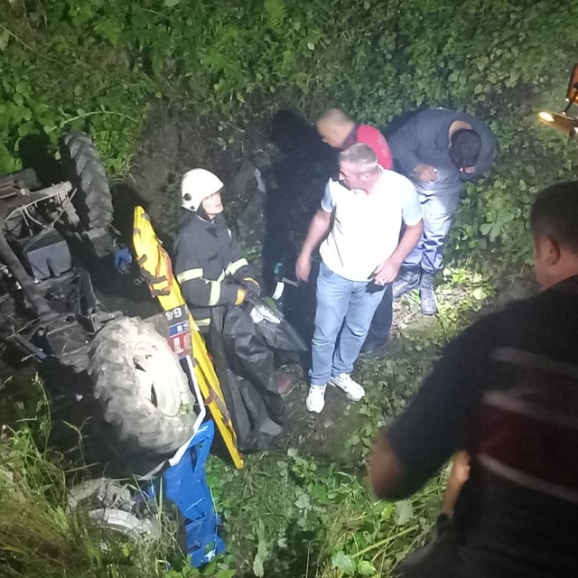 Ordu'da patpat uçurumdan yuvarlandı: 1 ölü, 1 yaralı