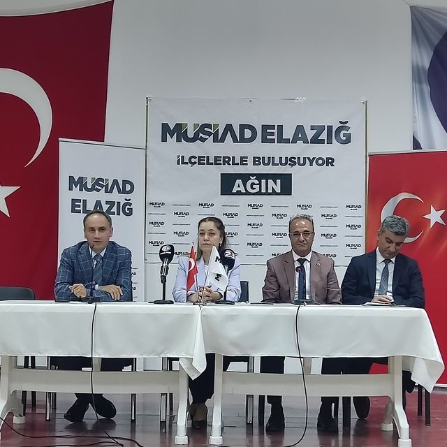 Ağın'da "MÜSİAD Elazığ İlçelerle Buluşuyor" programı düzenlendi