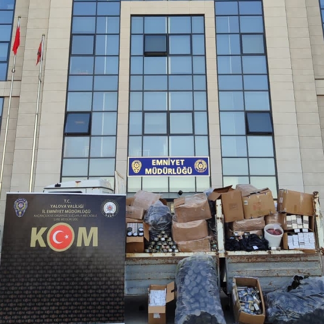 Yalova'da kaçakçılık operasyonunda 3 kişi gözaltına alındı