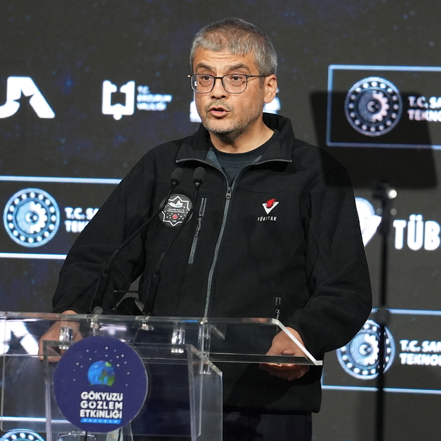 TÜBİTAK Başkanı Orhan Aydın, Erzurum'daki Gökyüzü Gözlem Etkinliği'nde konu...