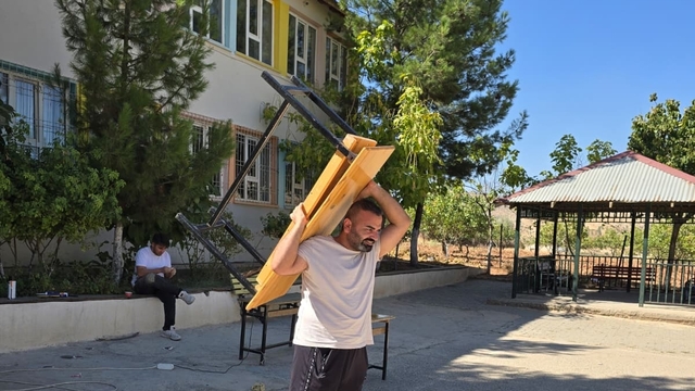 Siirt'te müdür, öğretmen ve veliler okullarını yeni eğitim yılına hazırladı