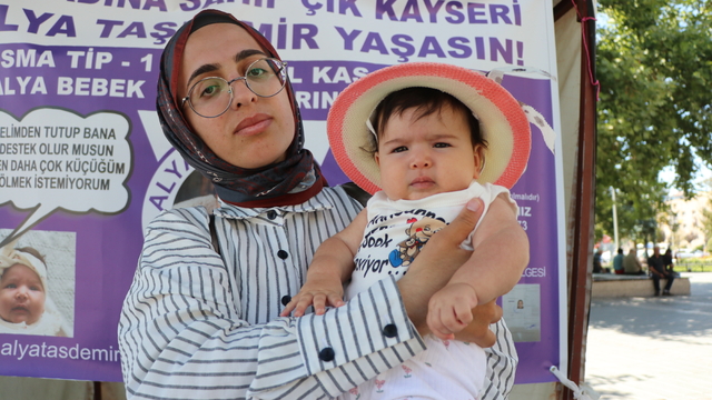 SMA'lı Alya'nın annesi: Bebeğimi yaşatmak istiyorum