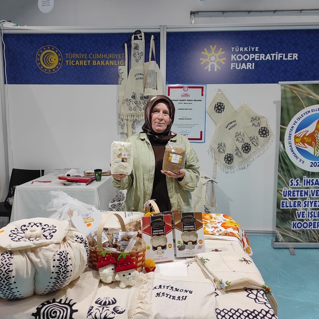 İhsangazi kadın kooperatifi Türkiye Kooperatifler Fuarına katıldı
