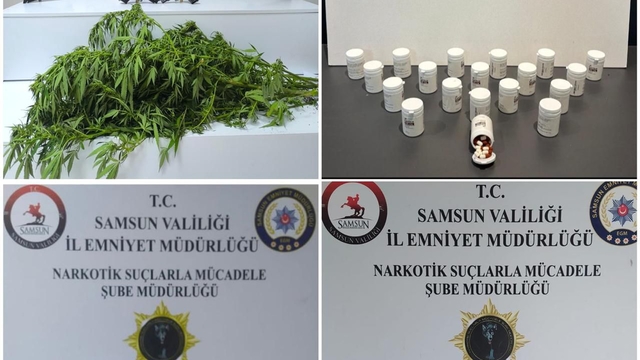 Samsun'da uyuşturucu operasyonunda 7 kişi yakalandı