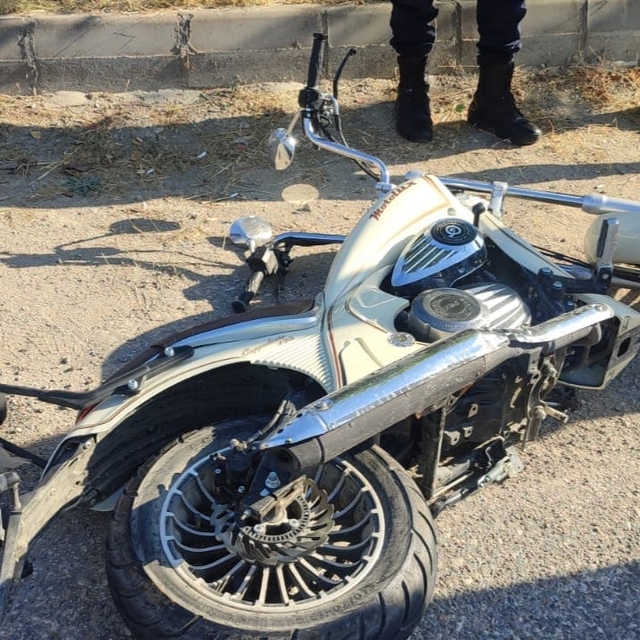Karabük'te ciple çarpışan motosikletin sürücüsü yaralandı