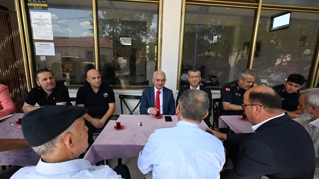 Kırklareli Valisi Turan, Erikleryurdu köyünde vatandaşlarla buluştu