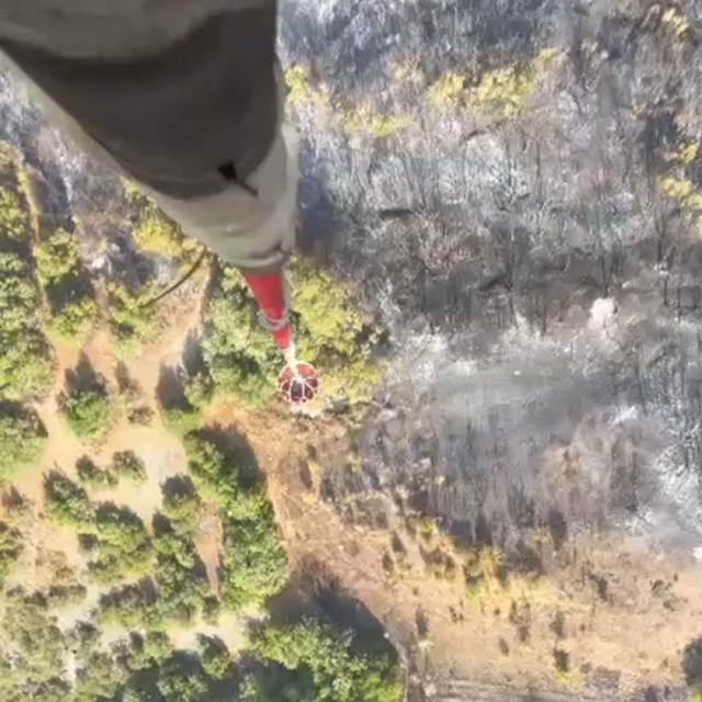 Balıkesir'deki orman yangını 13 saat sonra kontrol altına alındı