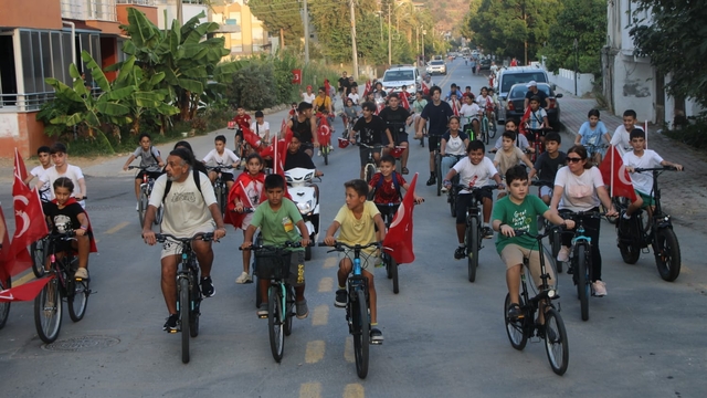 Bozyazı ilçesinde bisiklet turu düzenlendi