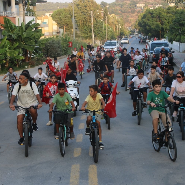Bozyazı ilçesinde bisiklet turu düzenlendi