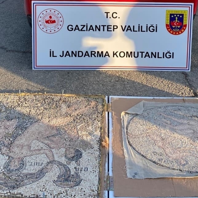 Gaziantep'te tarihi eser operasyonu: 3 gözaltı