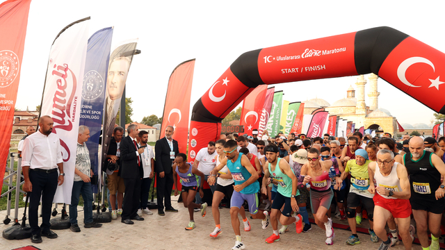 10. Uluslararası Edirne Maratonu koşuldu